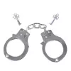 MIL-TEC Manette a catena nichelate argento
