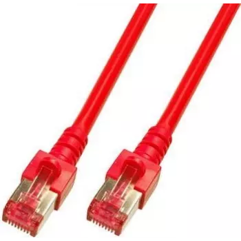 EFB Elektronik ECOLAN cavo patch RJ45 Cat.6 S/FTP LSZH rosso 0,5m