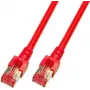 EFB Elektronik ECOLAN cavo patch RJ45 Cat.6 S/FTP LSZH rosso 0,5m
