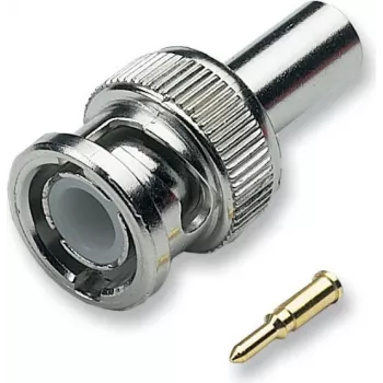 EFB connettore maschio BNC per cavo video, crimp, 0,6/2,8, 75 Ohm