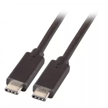 EFB cavo USB 3.2 Gen 1 SuperSpeed, connettore maschio USB-C su connettore maschio USB-C, 3A, 5 Gbit/s, 2m, nero