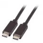 EFB Cavo USB 3.2 Gen 1 SuperSpeed, USB-C maschio a USB-C maschio, 3A, 5Gbps, 2m, Nero