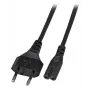 EFB Elektronik cavo di alimentazione Euro-C7 180° nero 1 m 2 x 0,75 mm² EK502.1V2