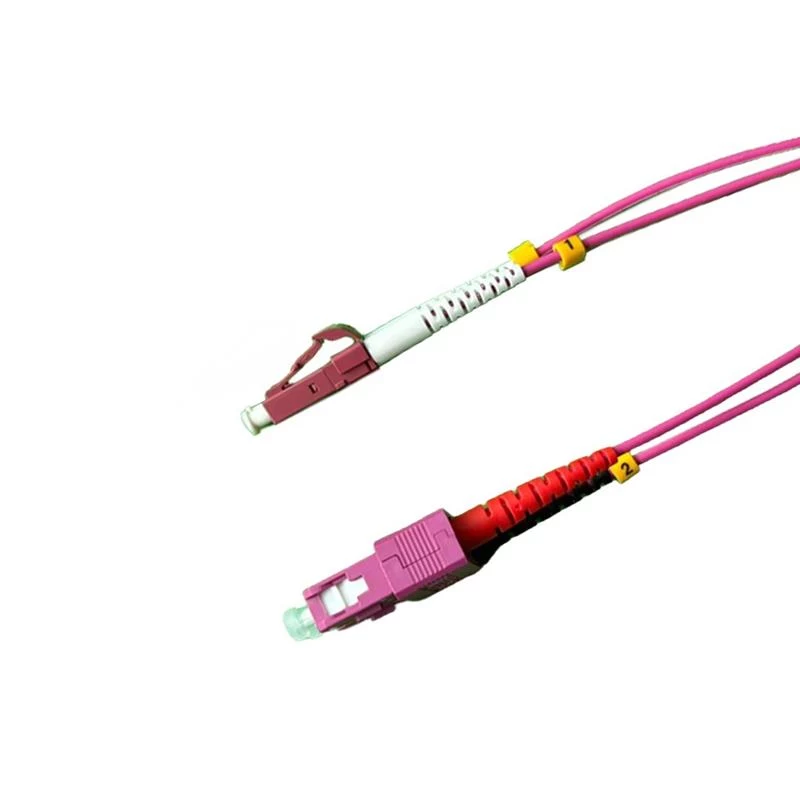 Grafenthal Cavo in fibra ottica OM4 LC/UPC-SC/UPC LSZH 2,00m viola