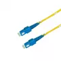 GRAFENTHAL Cavo patch in fibra ottica OS2 monomodale LC/UPC-LC/UPC duplex 1m giallo