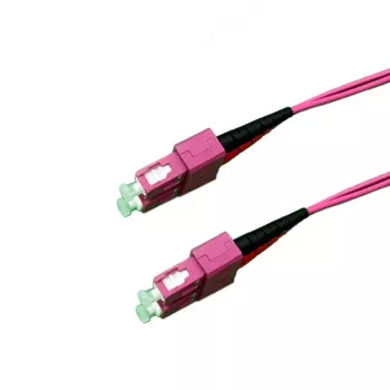 GRAFENTHAL Cavo in fibra ottica OM4 LC-LC duplex 1m aqua