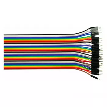 Kabelmeister Jumper Wire 40-Pin, fili separabili per Arduino, Raspberry Pi ecc., maschio-maschio