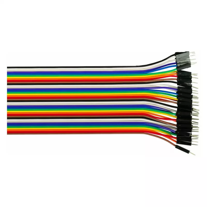 Kabelmeister Jumper Wire 40-Pin, fili separabili per Arduino, Raspberry Pi ecc., maschio-maschio