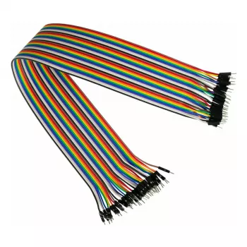 Kabelmeister Jumper Wire 40-Pin, fili separabili per Arduino, Raspberry Pi ecc., maschio-maschio