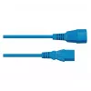 Kabelmeister Cavo di prolunga IEC C14 a C13, blu, 1,8 m, 0,75 mm²