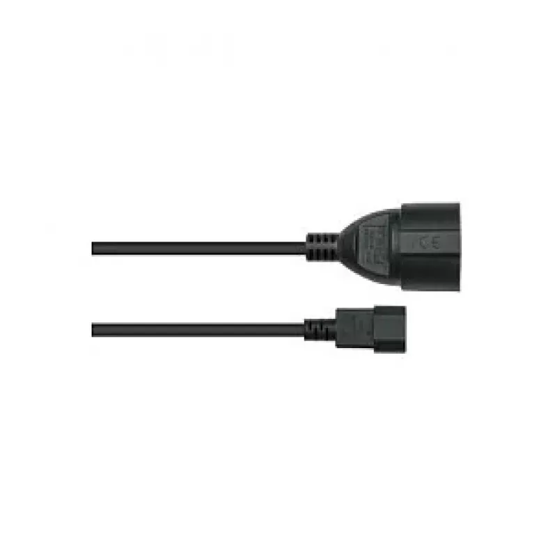 Kabelmeister Cavo di alimentazione C14 a presa Schuko nero 1m