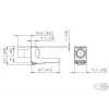 METZ CONNECT modulo coassiale connettore maschio IEC / connettore femmina F 130898-03-I