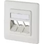 METZ CONNECT 130B20D31002KE presa dati da incasso keystone 3 porte vuota bianco puro