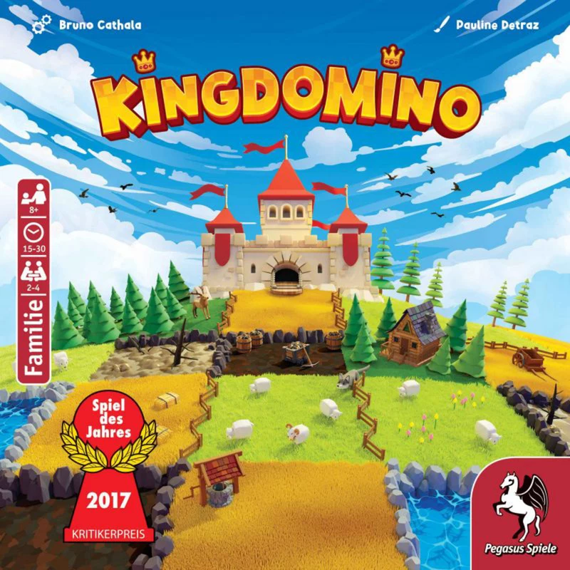 Pegasus Spiele Kingdomino Nuova Edizione Gioco dell'Anno 2017