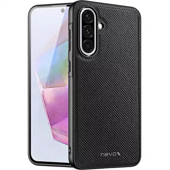 Nevox StyleShell NYLO Custodia protettiva per Samsung Galaxy A37 5G, nero (2604)