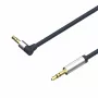 ShiverPeaks Cavo audio jack 3,5mm, angolare/dritto 0,7m - nero