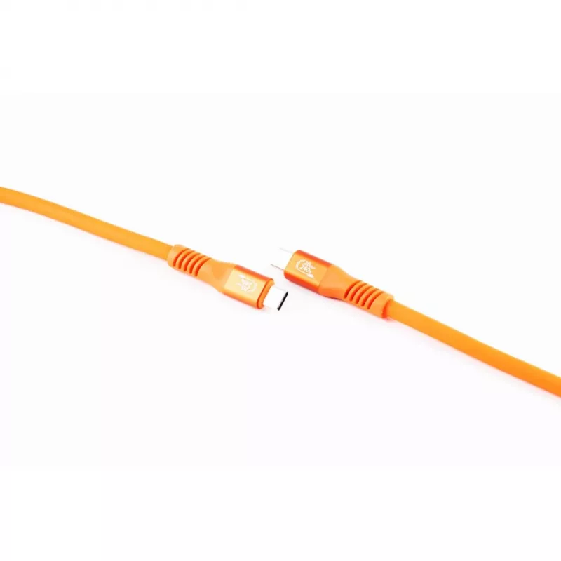SHIVERPEAKS Flexline Cavo USB-C USB 3.2 240W arancione - cavo - digitale/dati