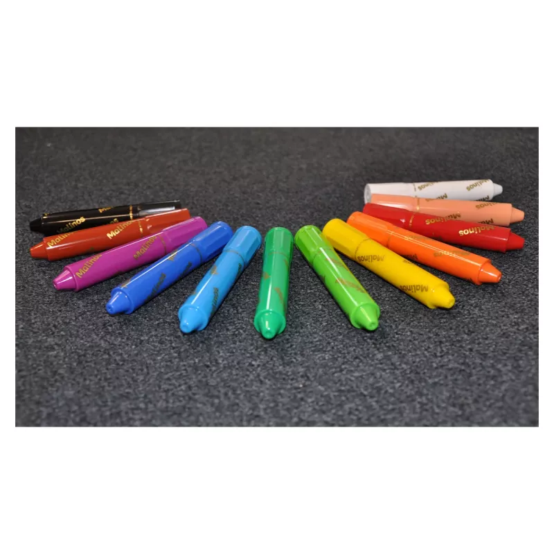 Malinos pastelli a cera Magic Drawing 12 colori 3+