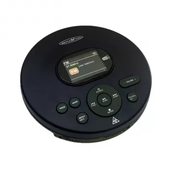 Reflexion PCD540DAB/BK lettore CD portatile con radio DAB+, riproduzione MP3, nero