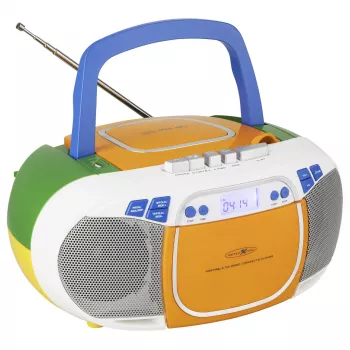 Reflexion RCR2880 lettore CD portatile con radio FM/AM, multicolore