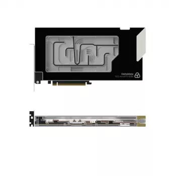 Thermal Grizzly DeltaMate 5080 Astral water block per GPU, ARGB, con backplate - acrilico, nero