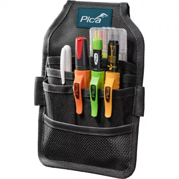 PICA-MARKER Pica Master Belt - sistema portamarcatore heavy duty, nero/rosso