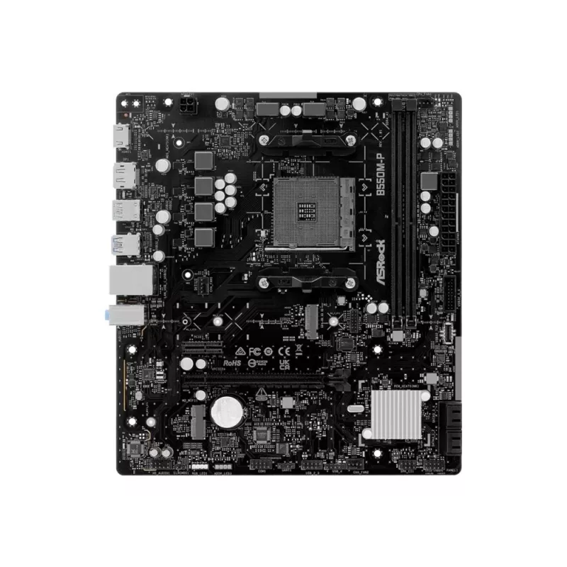 Scheda madre ASRock B550M-P AM4 mATX - Chipset AMD B550, DDR4, PCIe 4.0