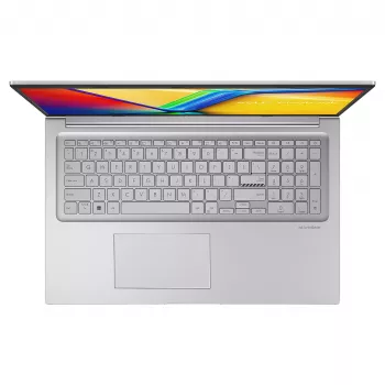 ASUS Vivobook 17 X1704VA-AU866 Laptop, 17,3 inch, Intel Core i7-1355U, 8GB DDR4, 512GB SSD, senza sistema operativo, tastiera QWERTZ (DE), Cool Silver