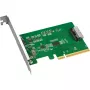ICY DOCK EXLink MB409A5 Adattatore da MCIO 8i (SFF-TA-1016) a PCIe 5.0 x8 con Redriver