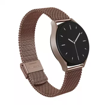 BURGA Metal Mesh Elegance Cinturino universale per orologio 20 mm Rose Gold