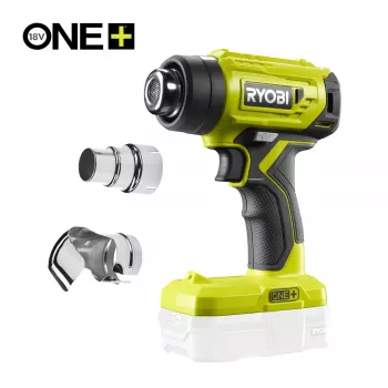 RYOBI One+ 18V Pistola ad aria calda a batteria R18HG-0 (utensile senza batteria) - 250°C/460°C, 170 L/min