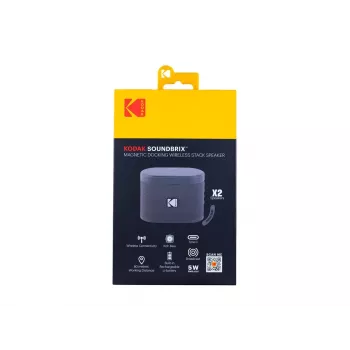 Kodak SoundBrix Wireless Stack Speaker (Treble Gray), 2 pezzi