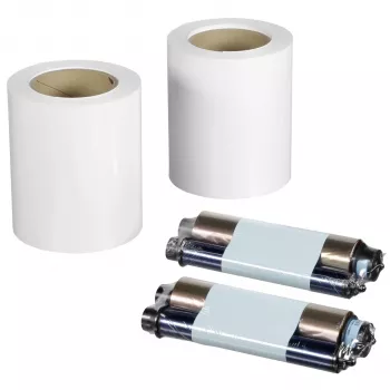 Mitsubishi CK-K 76 R HG kit carta fotografica e nastro 10x15cm 640 stampe / 15x20cm 320 stampe lucido