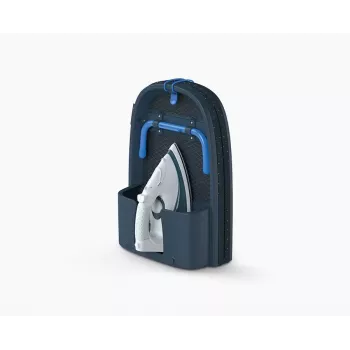 Joseph Joseph Pocket Plus asse da stiro pieghevole da tavolo con copertura Advanced, blu