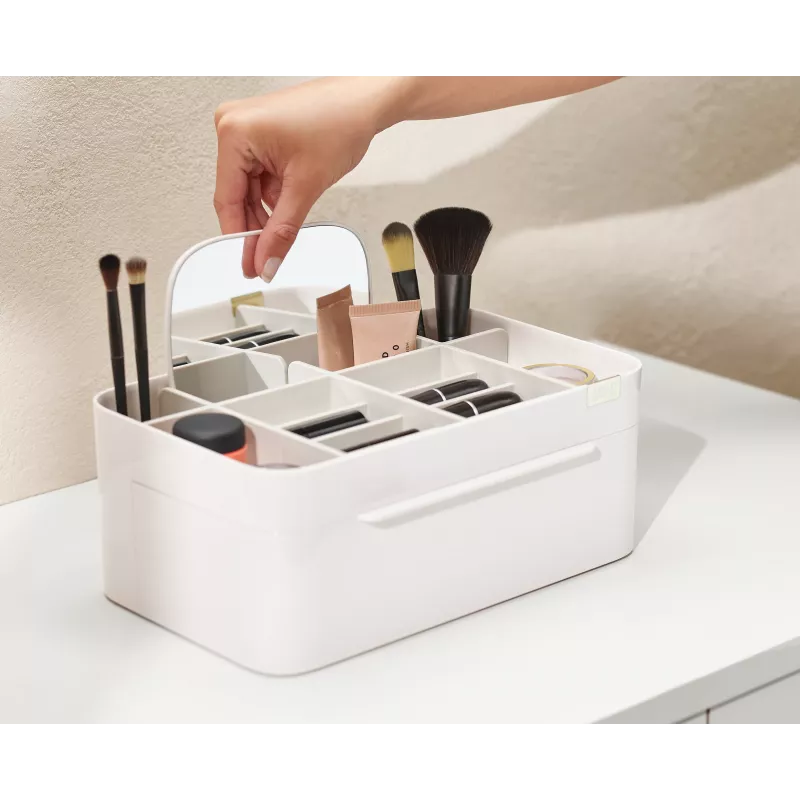 Joseph Joseph Viva organizer portacosmetici grande con specchio rimovibile