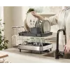 Joseph Joseph Excel scolapiatti estraibile a 2 livelli in acciaio inox - grigio