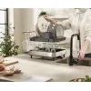 Joseph Joseph Excel scolapiatti estraibile a 2 livelli in acciaio inox - grigio