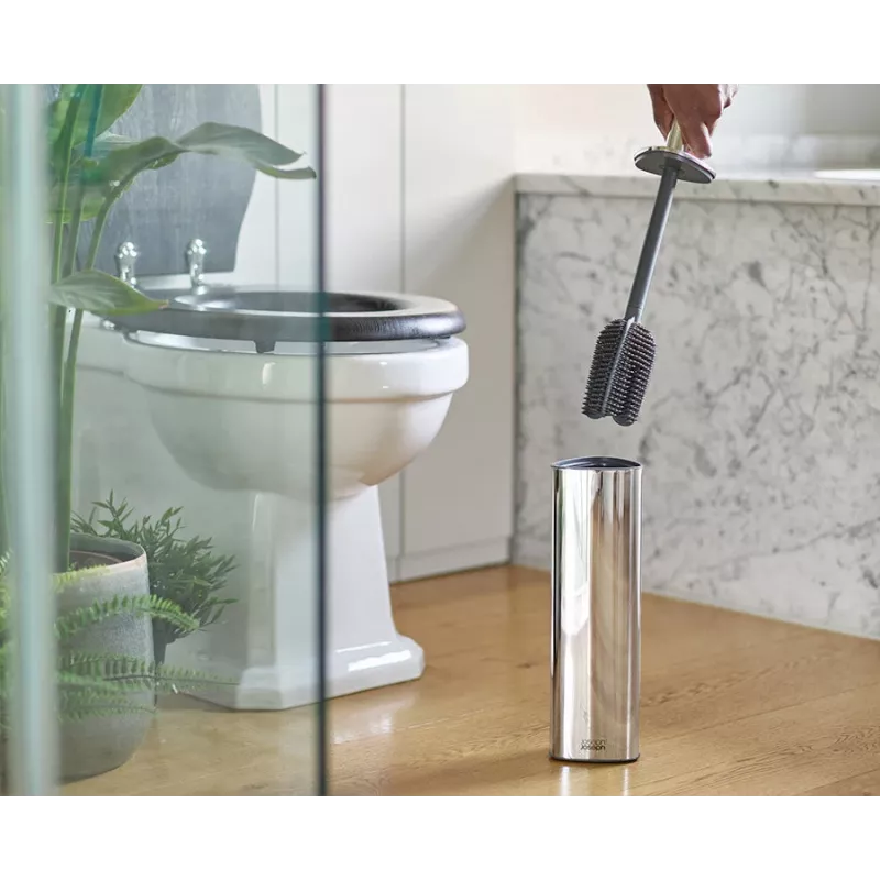 Joseph Joseph Flex 360 scovolino per WC in acciaio inox