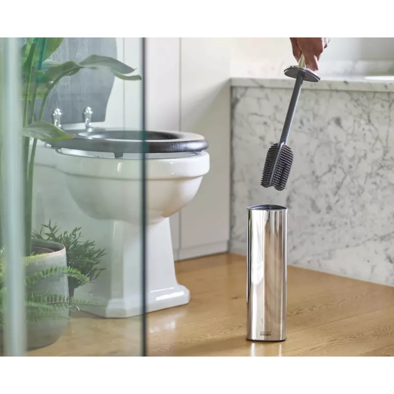 Joseph Joseph Flex 360 scovolino per WC in acciaio inox
