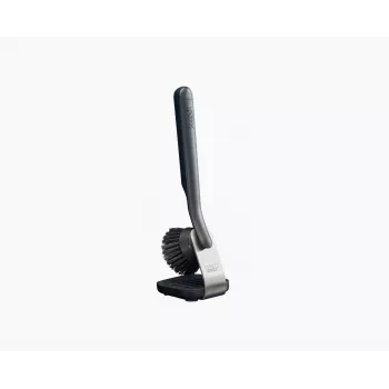 Joseph Joseph SinkTech spazzola per piatti con supporto in acciaio inox - grigio/argento