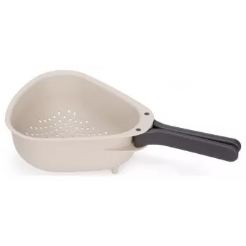 Joseph Joseph Droplet colino grande da cucina con manici pieghevoli, bianco (1000007)