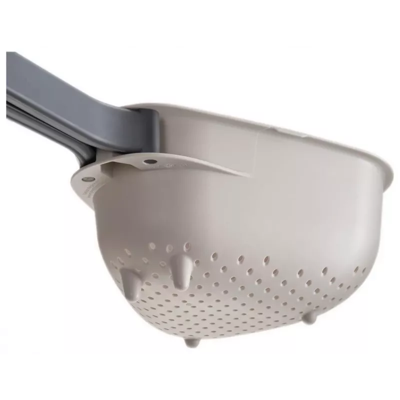 Joseph Joseph Droplet Scolapasta grande con manici pieghevoli, Bianco (1000007)