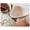 Joseph Joseph Droplet Scolapasta grande con manici pieghevoli, Bianco (1000007)
