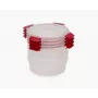 Joseph Joseph Nest Lock set da 4 contenitori per alimenti rotondi da 1L rossi