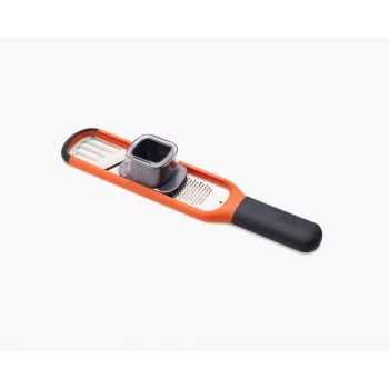 Joseph Joseph Handi-Grate grattugia e affettatrice mini 2 in 1 - arancione - acciaio inox