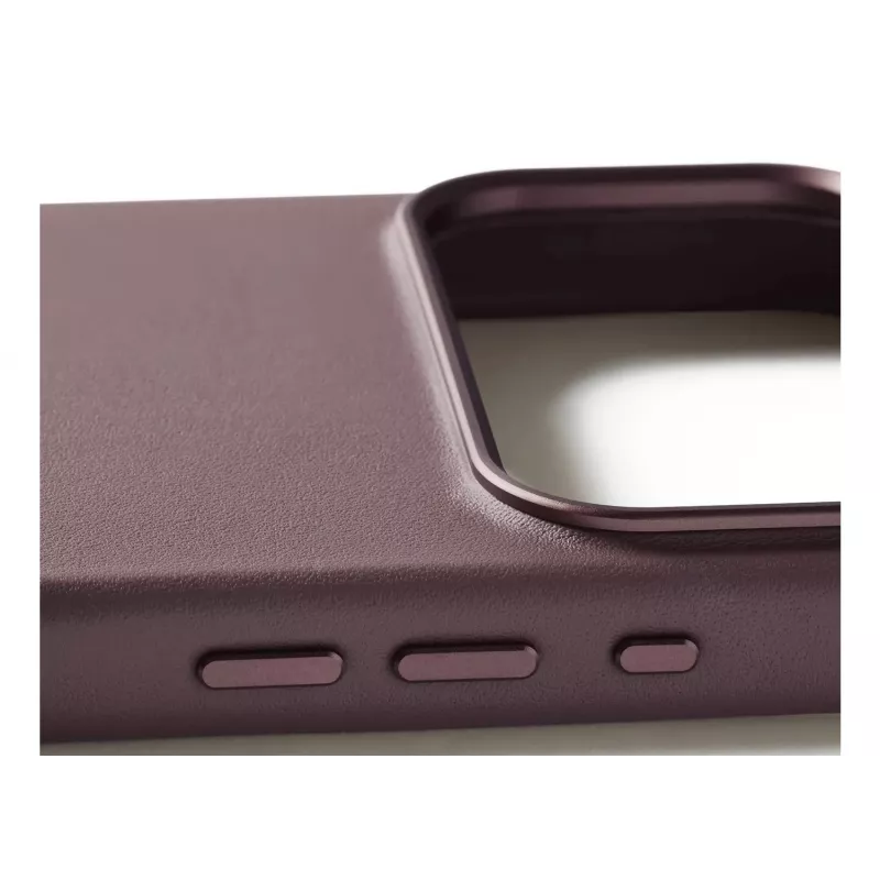 Mujjo Custodia in pelle per iPhone 17 Pro Max con MagSafe (Bronze Red)