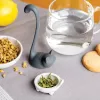 OTOTO Louie Cat infusore per tè in foglie - silicone grigio