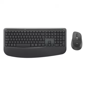 Logitech MK880 For Business Combo Tastiera e Mouse Wireless - Graphite - Layout svizzero francese