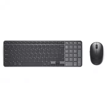 Dell Pro 7 set tastiera e mouse compatto ricaricabile - KM746 - nero - layout tedesco