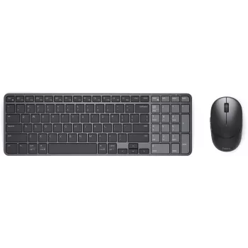 Dell Pro 7 set tastiera e mouse compatto ricaricabile - KM746 - nero - layout tedesco